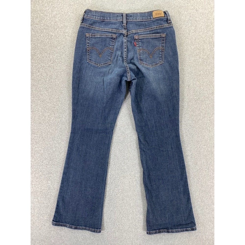 Levi's Jeans Women's Size 6 Short Blue 515‎ Boot Cut Medium Wash Cotton Western - Picture 9 of 10